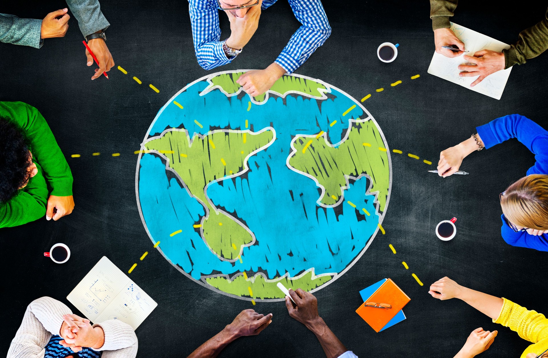 World Global Ecology International Meeting Unity Learning Concep